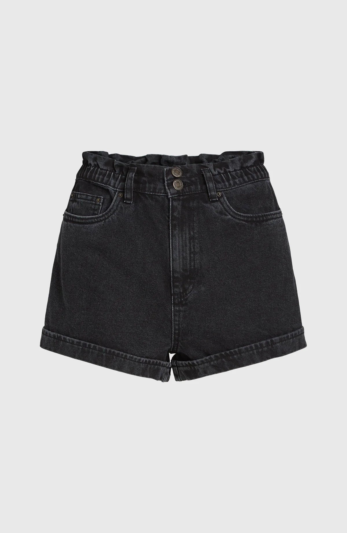 O´Neill Women Tasia Paperbag Shorts Demin Black Out