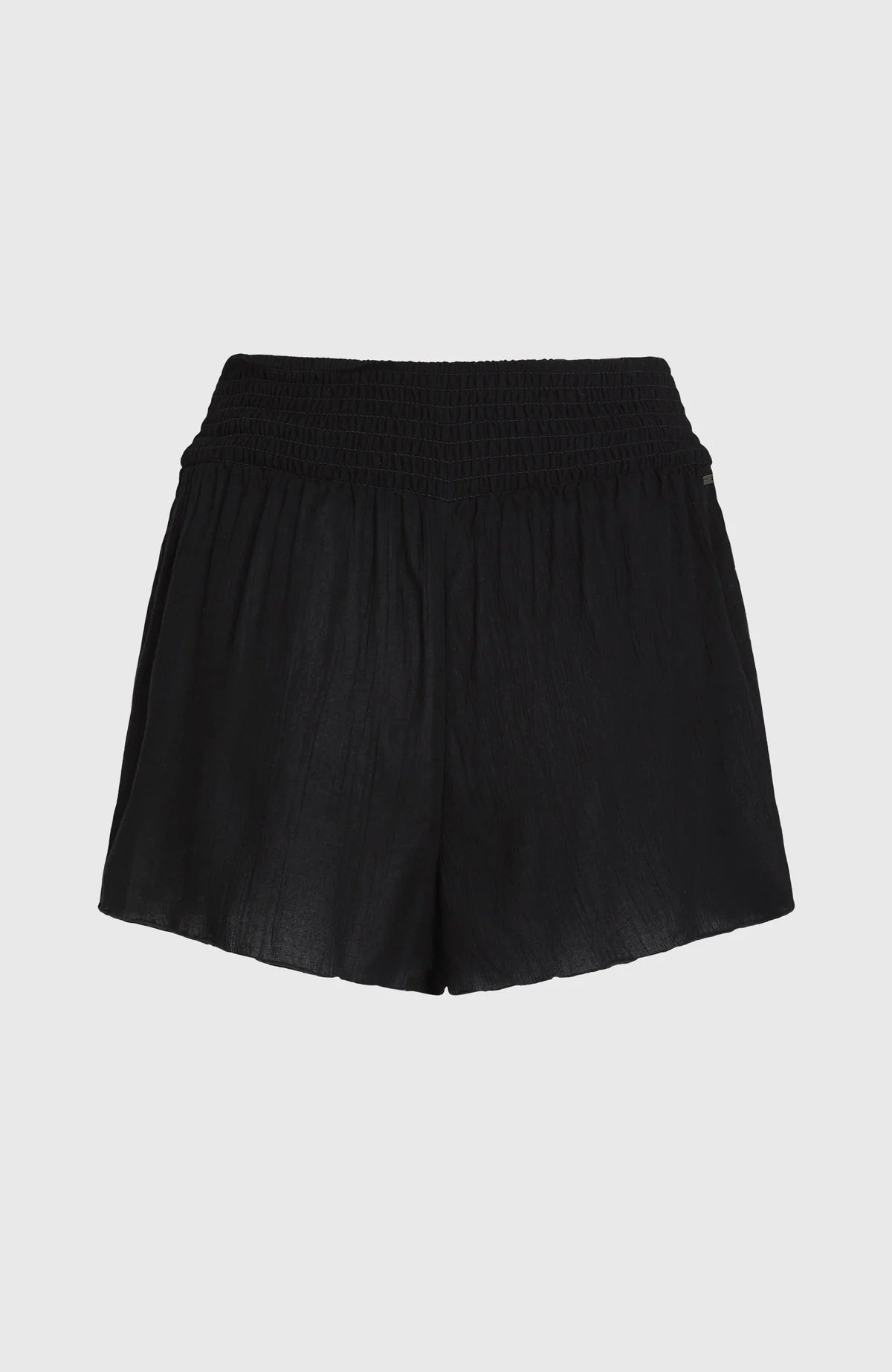 Women Johnny Smocked Waist Shorts | Black