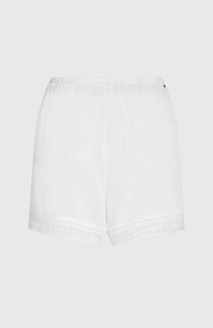 O'Neill Women Essentials Emboidery Shorts White