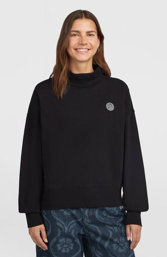 O´Neill Women O'Riginals High-Neck Crew Sweatshirt | Black