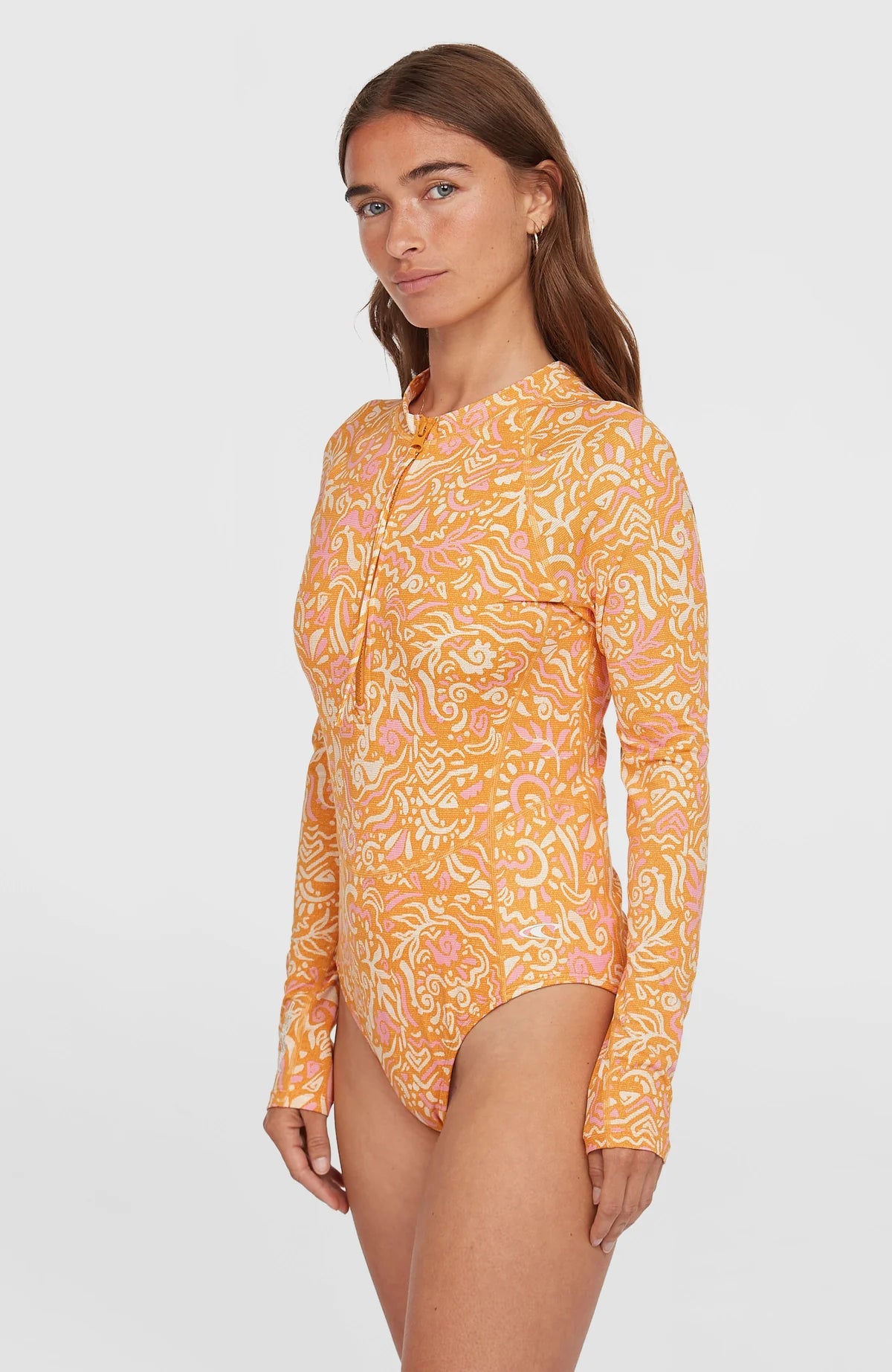 O´Neill Women of Wave Long-Sleeve Surf Suit Orange