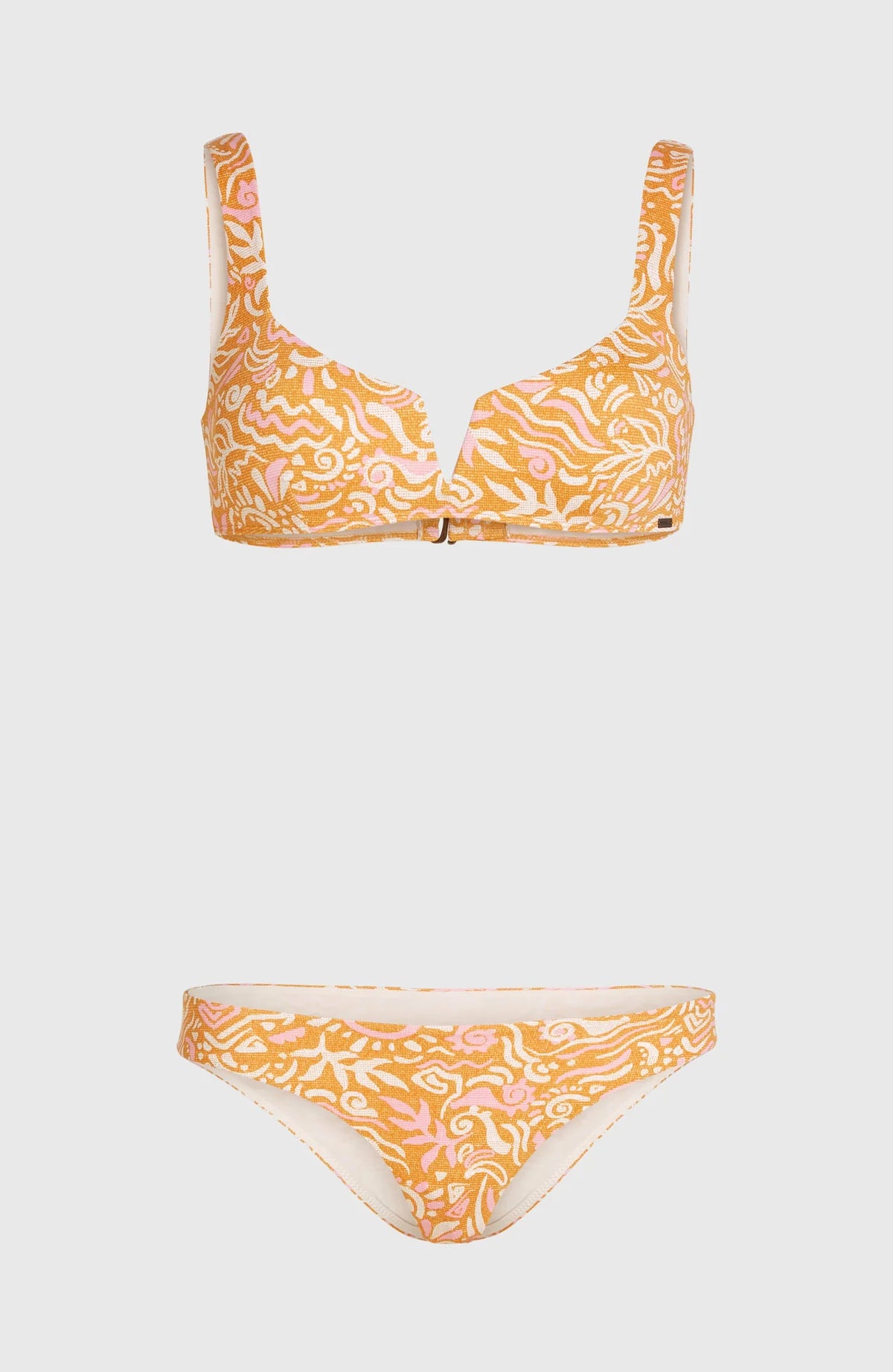 O'Neill Women of the Wave Popoyo Matira Bikini Set Orange