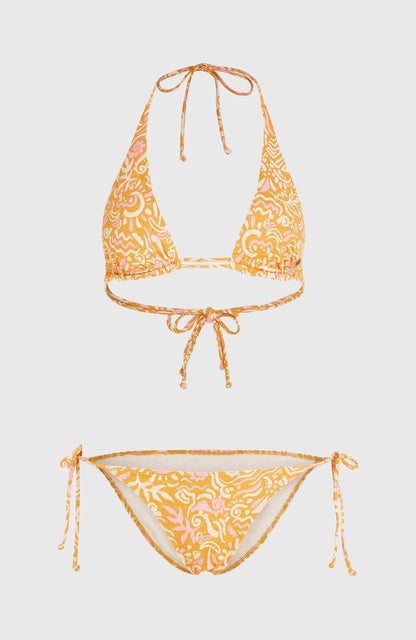 O'Neill Women of the Wave Mother Maracas Bikini Set Orange