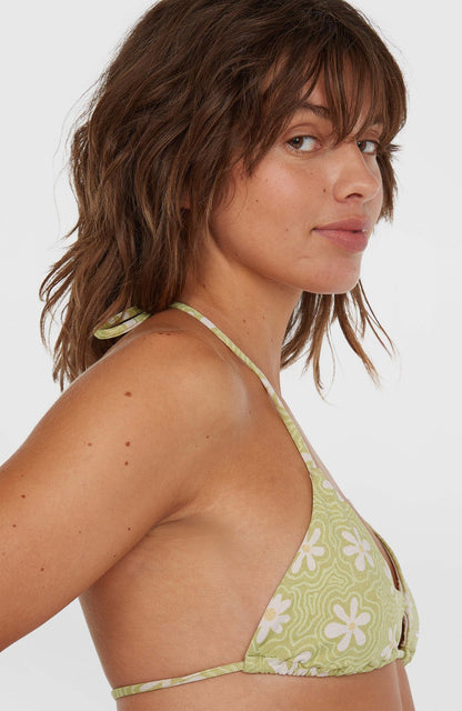 O'Neill Beach vintage marakas bikini set Green Daisy