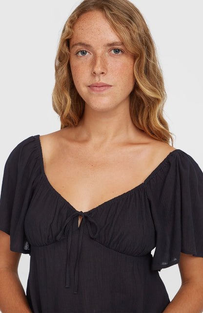 O'Neill Women Hughes Woven Top Black