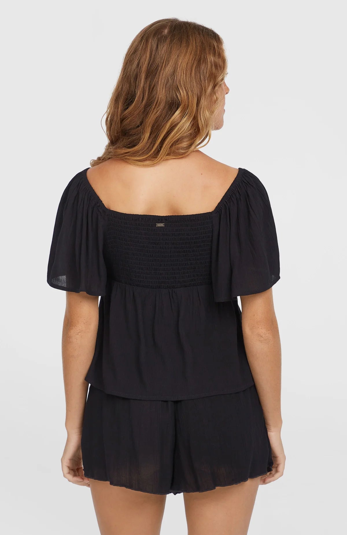 O'Neill Women Hughes Woven Top Black