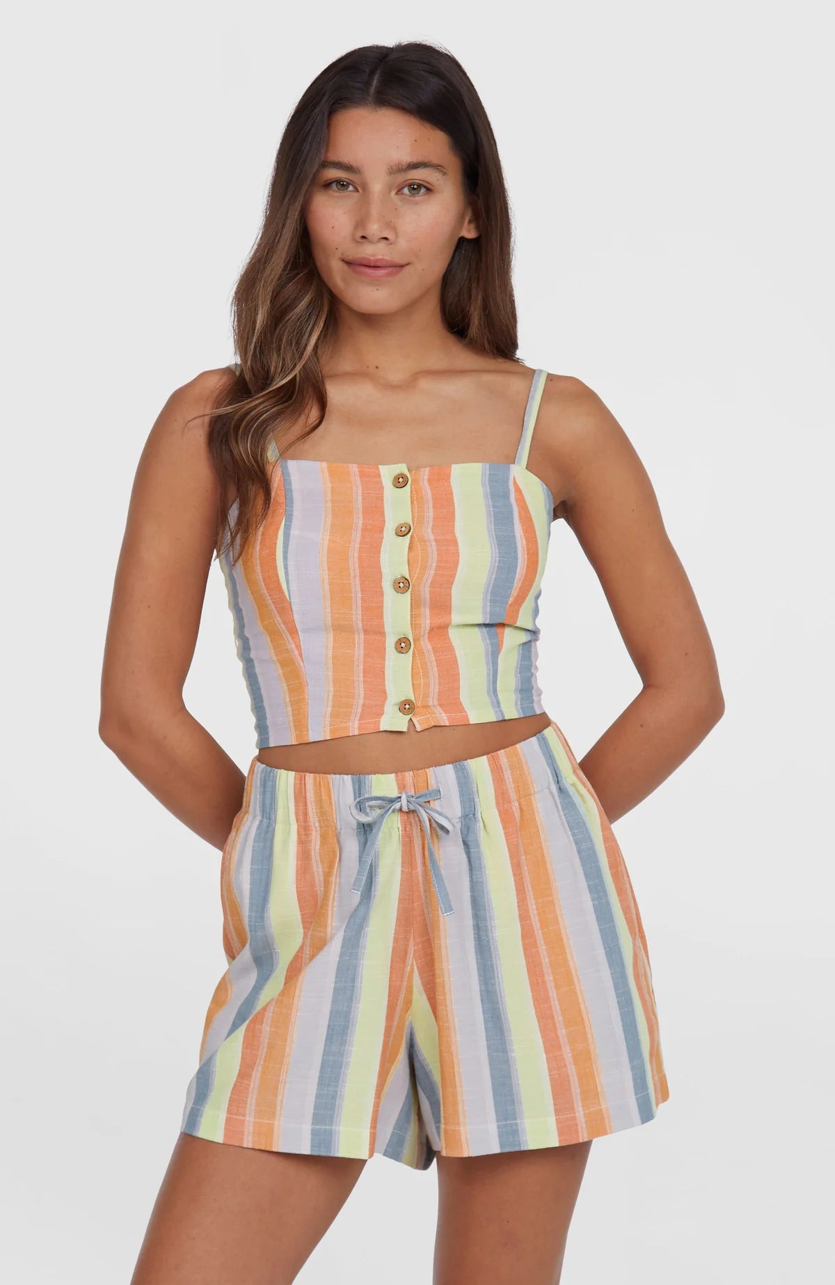 O'Neill Beach Vintage Cropped Top Stripe