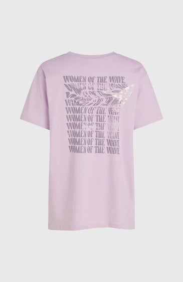O´Neill Womens WOTW T-Shirt White Pale Lavender