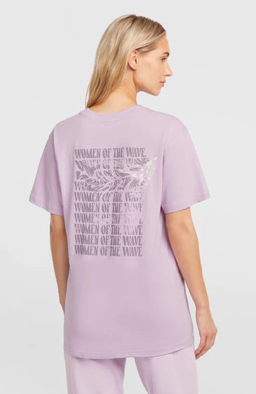 O´Neill Womens WOTW T-Shirt White Pale Lavender