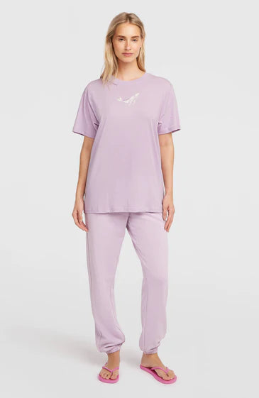 O´Neill Womens WOTW T-Shirt White Pale Lavender