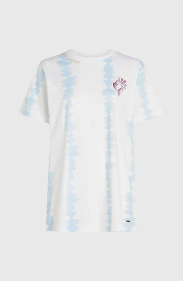 O´Neill Womens WOTW T-Shirt White Tie Dye