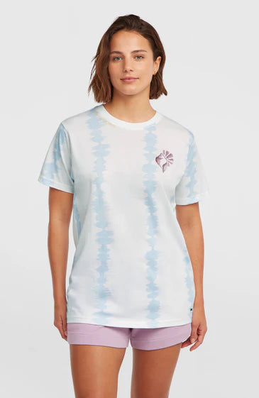 O´Neill Womens WOTW T-Shirt White Tie Dye