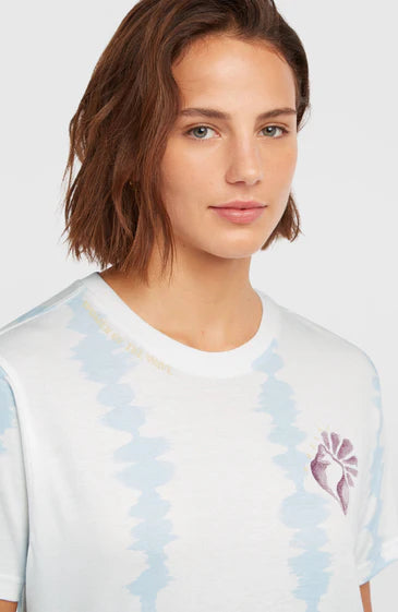 O´Neill Womens WOTW T-Shirt White Tie Dye