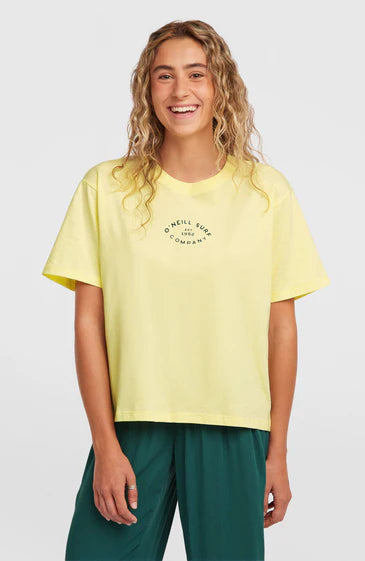 O’Neill Women Boxy Back Print T-Shirt Rainforest Dew