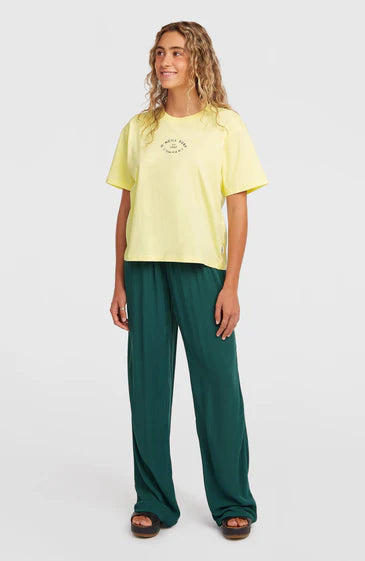 O’Neill Women Boxy Back Print T-Shirt Rainforest Dew