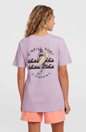 O’Neill Women Graphic T Shirt Pale Lavender