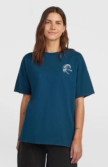 O'Neill | Woman | O'riginals Back Print T-Shirt | Regal Blue