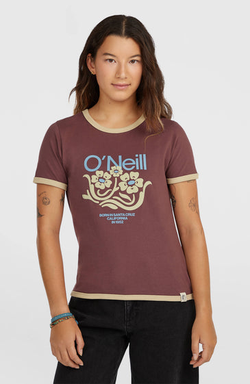 O´Neill Womens O´Riginals Front Print T-Shirt | Purple