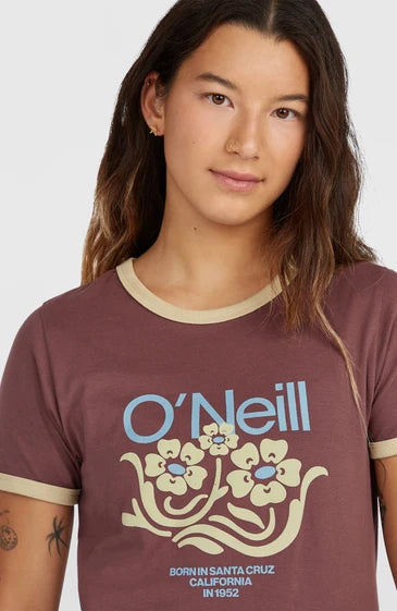 O´Neill Womens O´Riginals Front Print T-Shirt | Purple