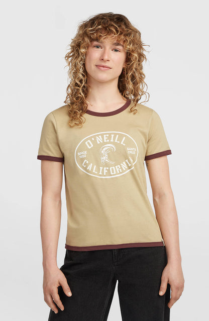 O´Neill Womens O´Riginals Front Print T-Shirt | Beige