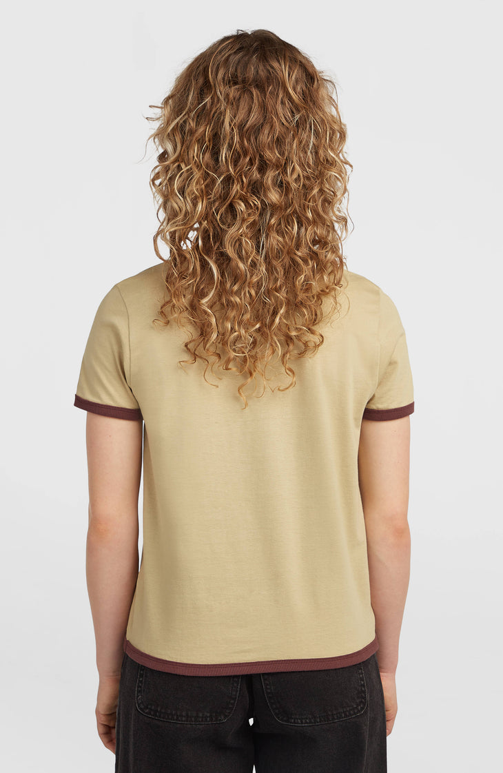 O´Neill Womens O´Riginals Front Print T-Shirt | Beige