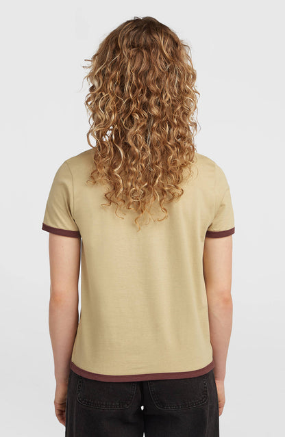 O´Neill Womens O´Riginals Front Print T-Shirt | Beige