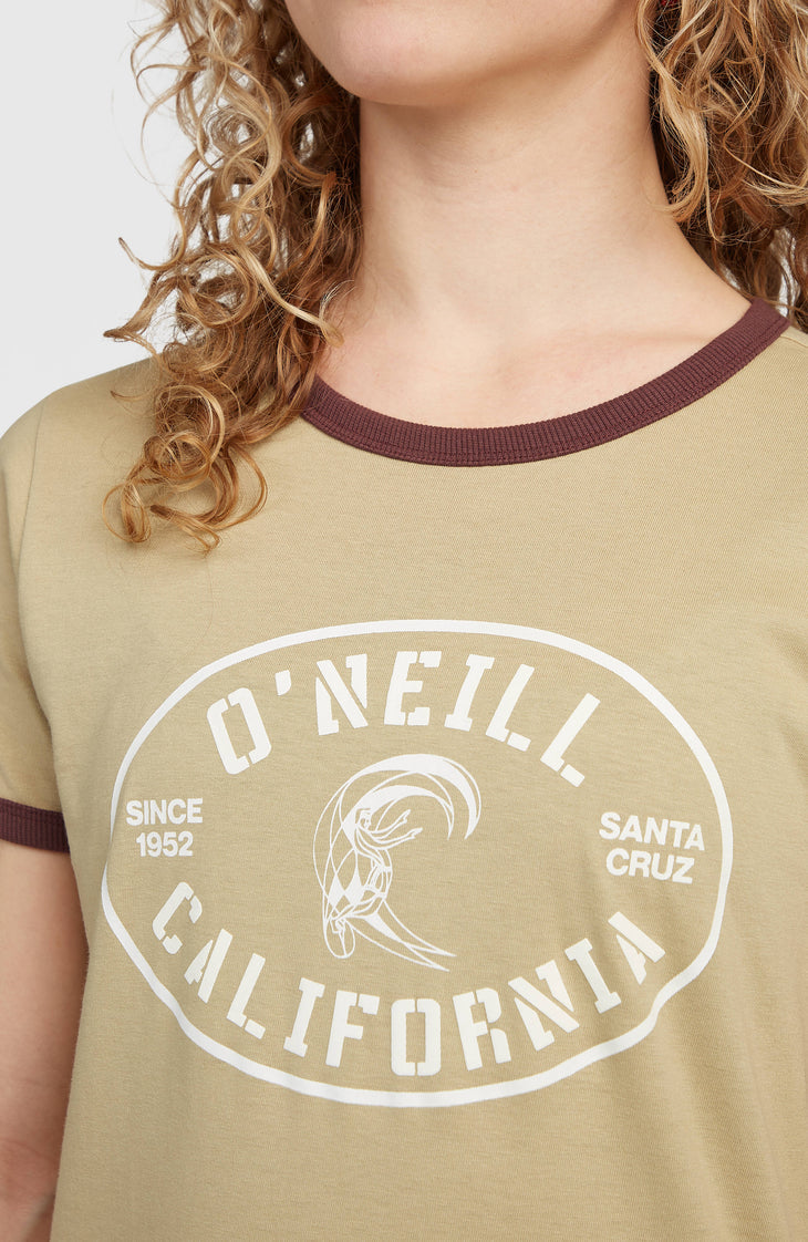 O´Neill Womens O´Riginals Front Print T-Shirt | Beige