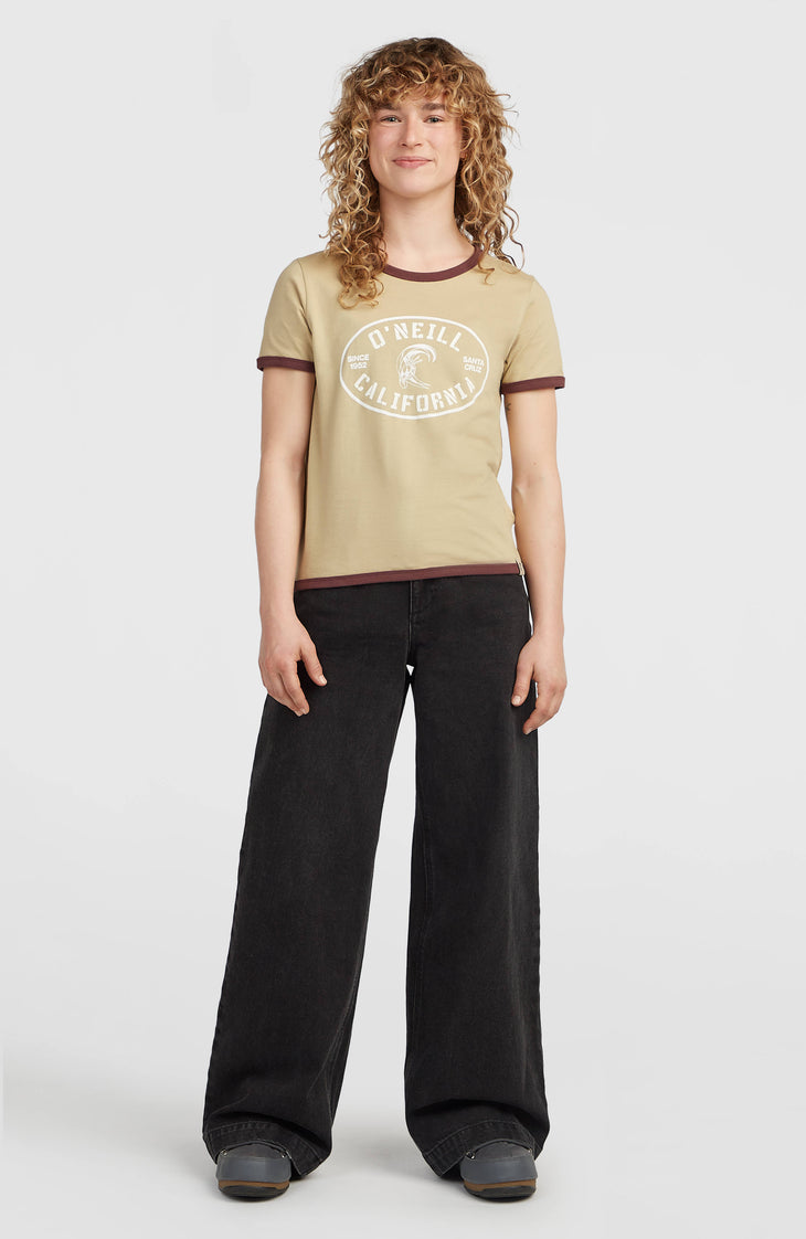 O´Neill Womens O´Riginals Front Print T-Shirt | Beige