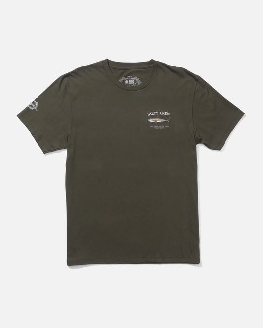 Salty Crew Bruce Premium S/S Tee Dusty Olive