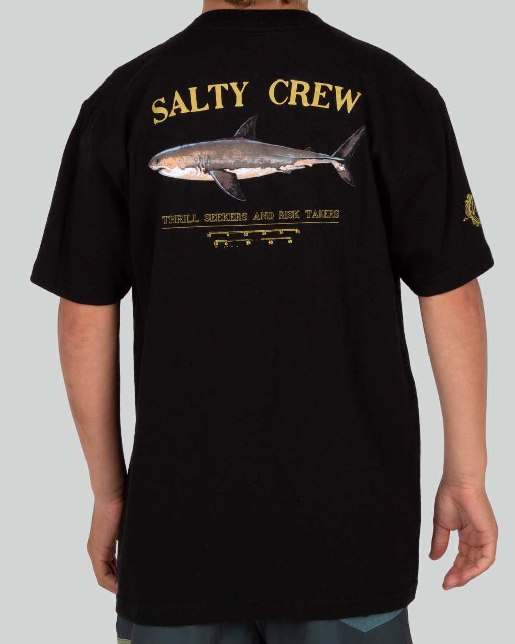 Salty Crew Bruce boys SS tee - Black