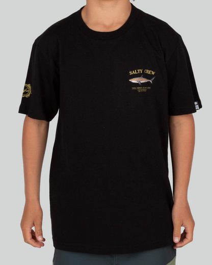 Salty Crew Bruce boys SS tee - Black