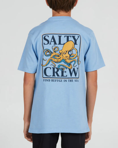 Salty Crew Ink Slinger S/S Tee Kids - Marine Blue