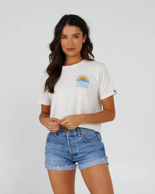 Salty Cre Sundown Crop S/S Tee