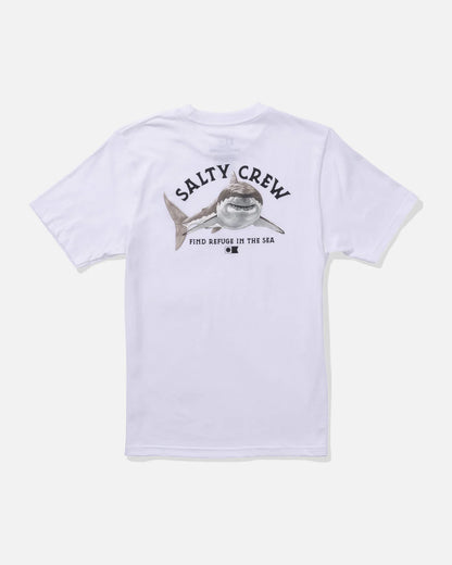 Salty Crew Lurking Ss Tee Kids - White