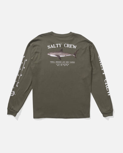 Salty Crew Bruce L/S Tee Dusty Olive