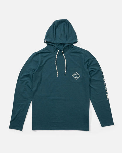Salty Crew Tippet Hood Tech Tee Hydro