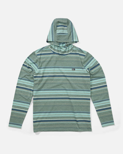 Salty Crew White Cap Tech Tee Marine