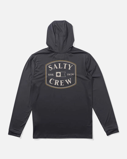 Salty Crew Capitals Hooded Charcoal