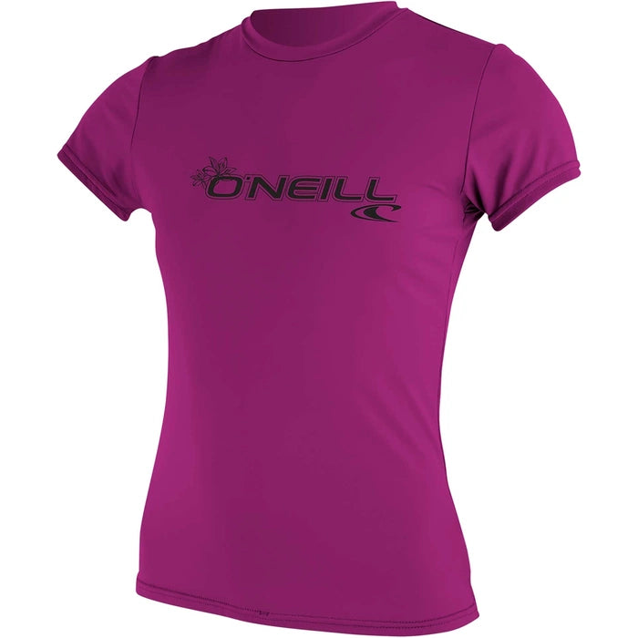 O´Neill Womens Basic Skins SS Sun Shirt Fox Pink