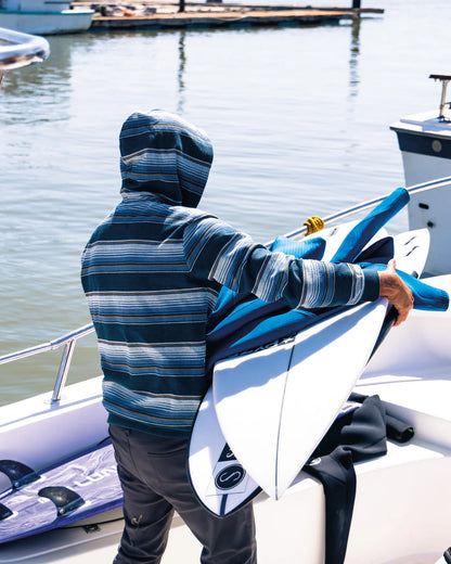 Salty Crew Crewser Hooded Knit Navy