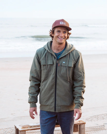 Salty Crew Fathom Jacket Green