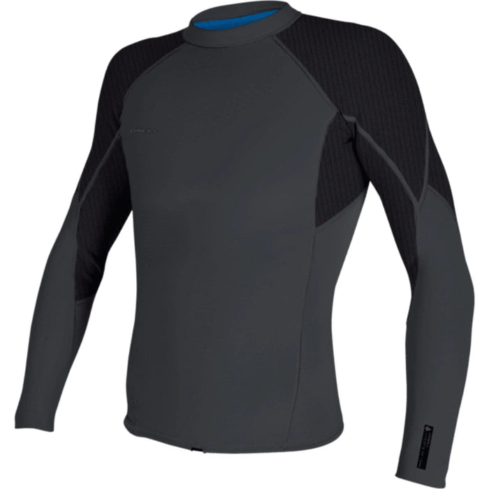 O´Neill Men Hyperfreak 1.5mm Long Sleeve Neoprene Top - Graphite
