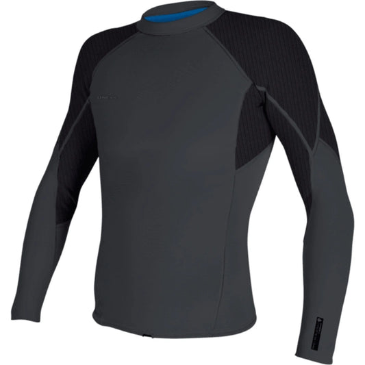 O´Neill Men Hyperfreak 1.5mm Long Sleeve Neoprene Top - Graphite