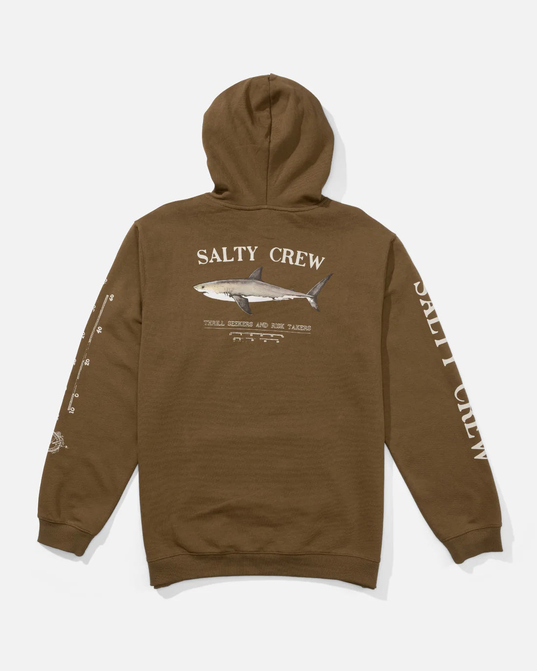 Salty Crew Bruce Hooded Fleece Teak