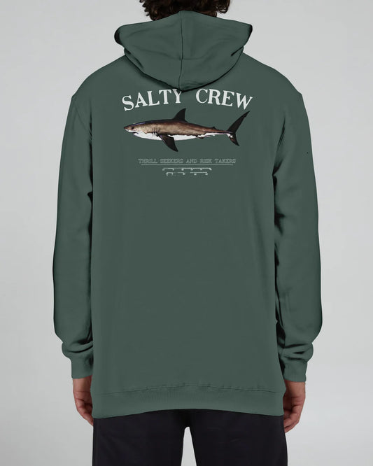 Salty Crew Bruce Vintage Zip Fleece Moss