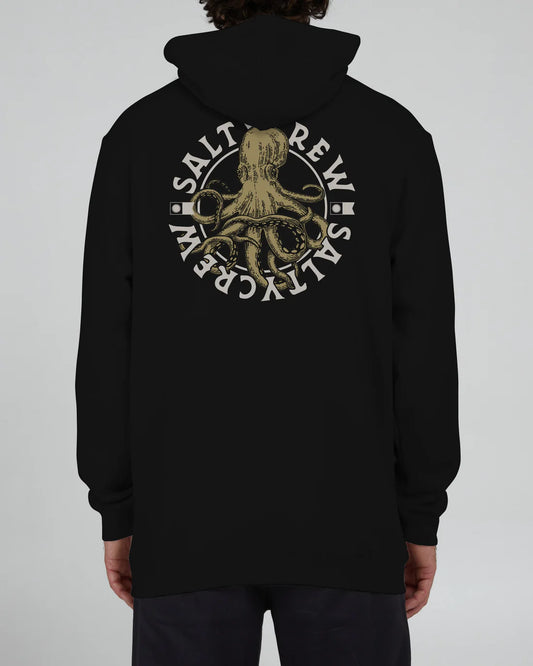 Salty Crew Tentacles Hooded Fleece Black