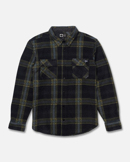 Salty Crew Swellter Polar Flannel Shirt Phantom