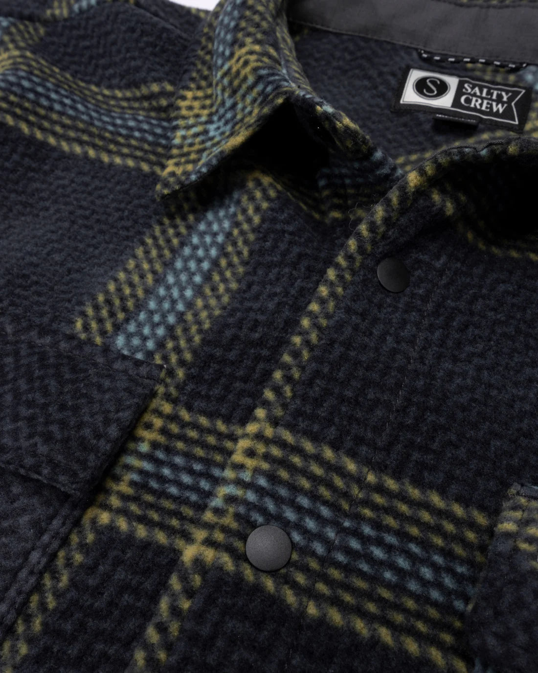 Salty Crew Swellter Polar Flannel Shirt Phantom