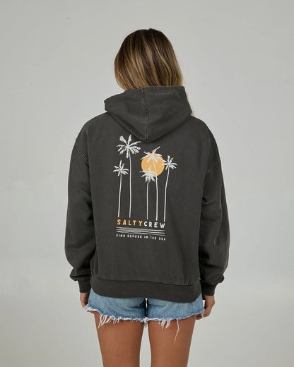 Salty Crew Palms Hoody Faded Black
