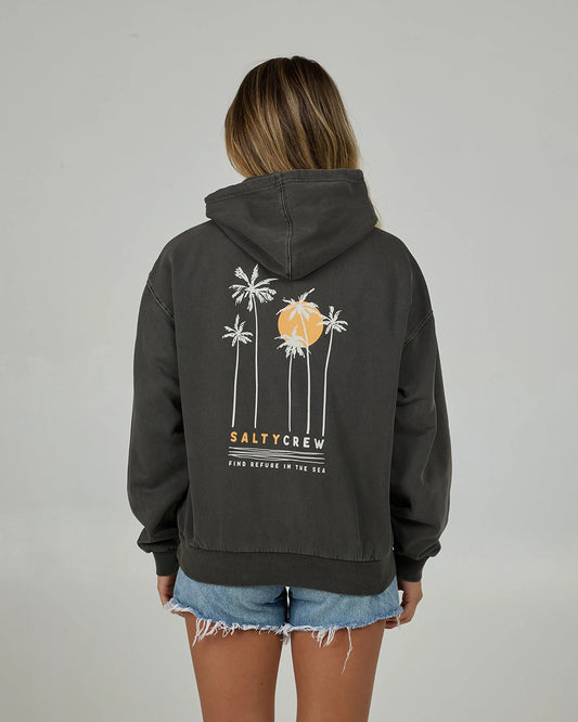 Salty Crew Palms Hoody Faded Black